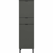 Antracitno sivi visok kupaonski ormarić 34x120 cm Arcena – Germania