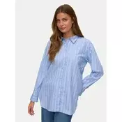 Vero Moda Srajca Elina 10336329 Modra Loose Fit