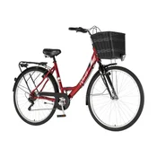 Bicikl City Venssini Nexa City 28 Alu 19 V-Brake 6 Brzina 155-178cm (S/M) Crveni