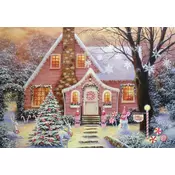 Alipson Puzzle Sladka slivova koča 1000 kosov