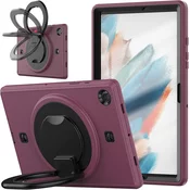 Ohišje za Samsung Galaxy Tab A8 10,5 z vrtljivim stojalom Maroon