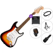 Fender Squier Affinity Series Stratocaster Junior HSS LRL SET 2 3-Color Sunburst Električna kitara