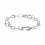 Pandora Elegantna srebrna zapestnica z obeskom za obeske Me 599662C00 (Dolžina 16 cm)