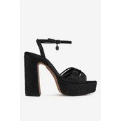 Nine West Sandali S3SH005-01A Črna