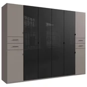 Boxxx omara ZA OBLAČILA, siva, črna