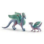Schleich 70592 cvetlični zmaj z mladičem