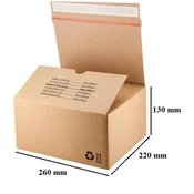 Škatla paketna samolepilna sendbox 260x220x130mm s30
