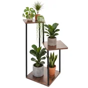 slomart Vrtna rastlinska polica Gardlov, 78 cm, 3 nivoji, loft
