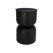 Stolic za odlaganje PETIT, precnik 31 cm, crne boje