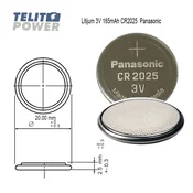 PANASONIC CR2025 3V litijumska dugmasta baterija