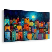Slika čarobna noč nad mestom - 40x30