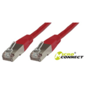 MicroConnect S/FTP CAT6 15m rdeč LSZH