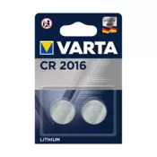VARTA litijska gumbna baterija CR2016, 2 komada/pakiranje 06016 101 402