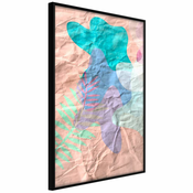 Poster - Colourful Camouflage (Peach) 20x30