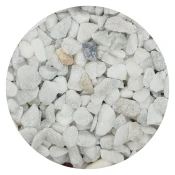 Dekorativni lomljen pesek Bianco Carrara, 6-9mm, 10kg