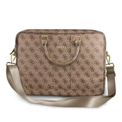 slomart Torba Guess 4G Uptown za prenosnik 16 - rjava