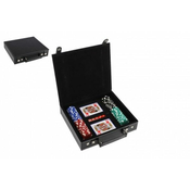 Poker set 100 kom + karte i kockice, u kutiji, 28x25x8cm