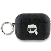 Karl Lagerfeld Etui Karl Lagerfeld Monogram Karl Head za AirPods Pro 2 - črno