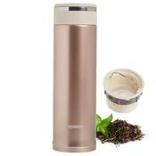 shumee Termo vrček s cedilom za čaj zojirushi SM-JTE46-PX 460ml zlate barve