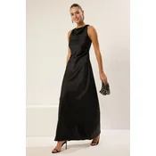 Trendyol Milla Ženska haljina Tprss25Ae00066, Crna