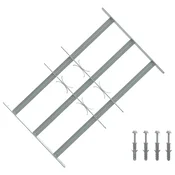 Sigurnosna rešetka za prozore s 3 poprecna okvira 3 pcs