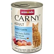 Animonda CARNY Cat Adult piščanec in losos 400 g