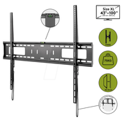 GOOBAY TV Pro Fixed XL 109cm-254cm (43-100) stenski nosilec za TV