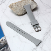 Pas za pametno uro flat za Samsung Galaxy Watch 4/5, Teracell, 20mm, siva