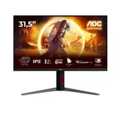 AOC G4 U32G4U racunalni monitor 80 cm (31.5) 3840 x 2160 pikseli 4K Ultra HD Crno, Crveno