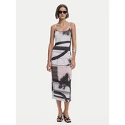 Desigual Poletna obleka 25SWVK56 Pisana Regular Fit