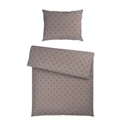 Ambia Home POSTELJNINA 200/200 cm saten rjavosiva
