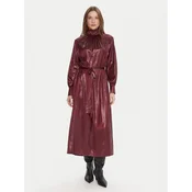 LOLA CASADEMUNT Cocktail obleka LF2516017 Bordo rdeča Regular Fit