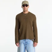 Pulover MM6 Crewneck Khaki/ Black Print L