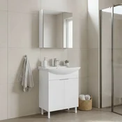 HANAH HOME Kupatilski ormarić sa umivaonikom i ogledalom (2 komada) Purus 65 482