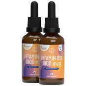 Essentials Vitamin B12 kapljice 1000 µg , visok odmerek - vegansko, 1600 kapljic, 94 ml