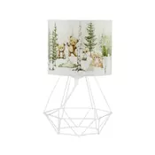 Decija stona lampa KIDS ROOM 1xE27/60W/230V precnik 18 cm sa motivom životinja