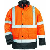 Reflektirajuća zaštitna Hi-viz parka ROADWAY narančasto/plava, vel. XL