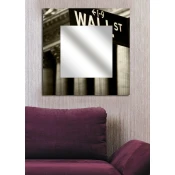 Wallity Ogledalo MA-27, 50x50 cm, Šareno