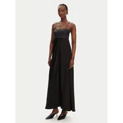 PINKO Večerna obleka Anymore 104844 A2BV Črna Regular Fit