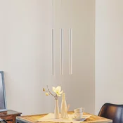 SOLLUX LIGHTING Visoka svetilka Thin, bela, 30 cm, s 3 žarnicami, linearna - Dnevna soba/jedilnica - Sodobni - Kovina