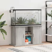 vidaXL Stojalo za akvarij siva sonoma 101x41x58 cm inženirski les