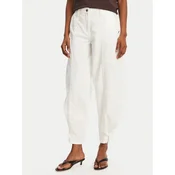 Patrizia Pepe Jeans hlače 2P1694/D107-W146 Bela Boyfriend Fit