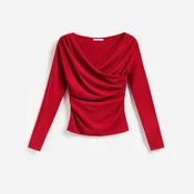 Reserved - Bluza s drapiranim detaljem