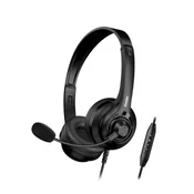 Genius HS-235U USB-A crne Slušalice sa mikrofonom