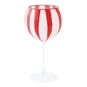 Gin glass, hand-painted, made from glass, 500 ml, Twist&Match, Red -