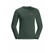 Jack Wolfskin INFINITE L/S M, muška planianrska majica, zelena 1808312