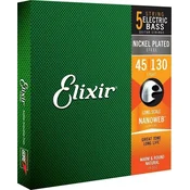 Elixir 14202 NanoWeb Light 45-130 Strune za 5 strunsko bas kitaro (Samo odprto)