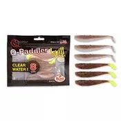 3x WAKASAGI + 3x BROWN SHINER Q-PADDLER POWER PACKS CLEAR WATER MIX KRILL 8cm 6pcs (3565002)