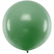 Velik balon 1 m, pastelne barve, temno zelene barve, 1 kos.