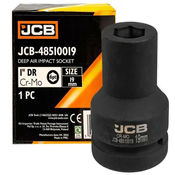 JCB Nosac udarnog dubokog kljuca 1 19mm 6-kratni Cr-Mo nasadni kljuc